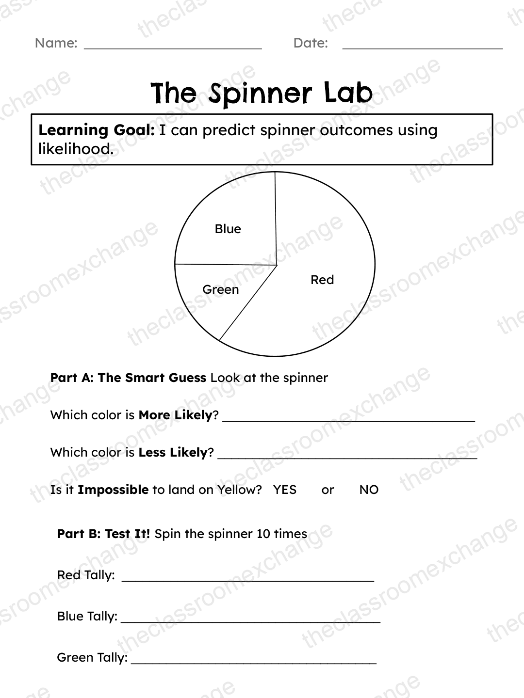 Grade 2 Probability: What Could Happen? alternative view