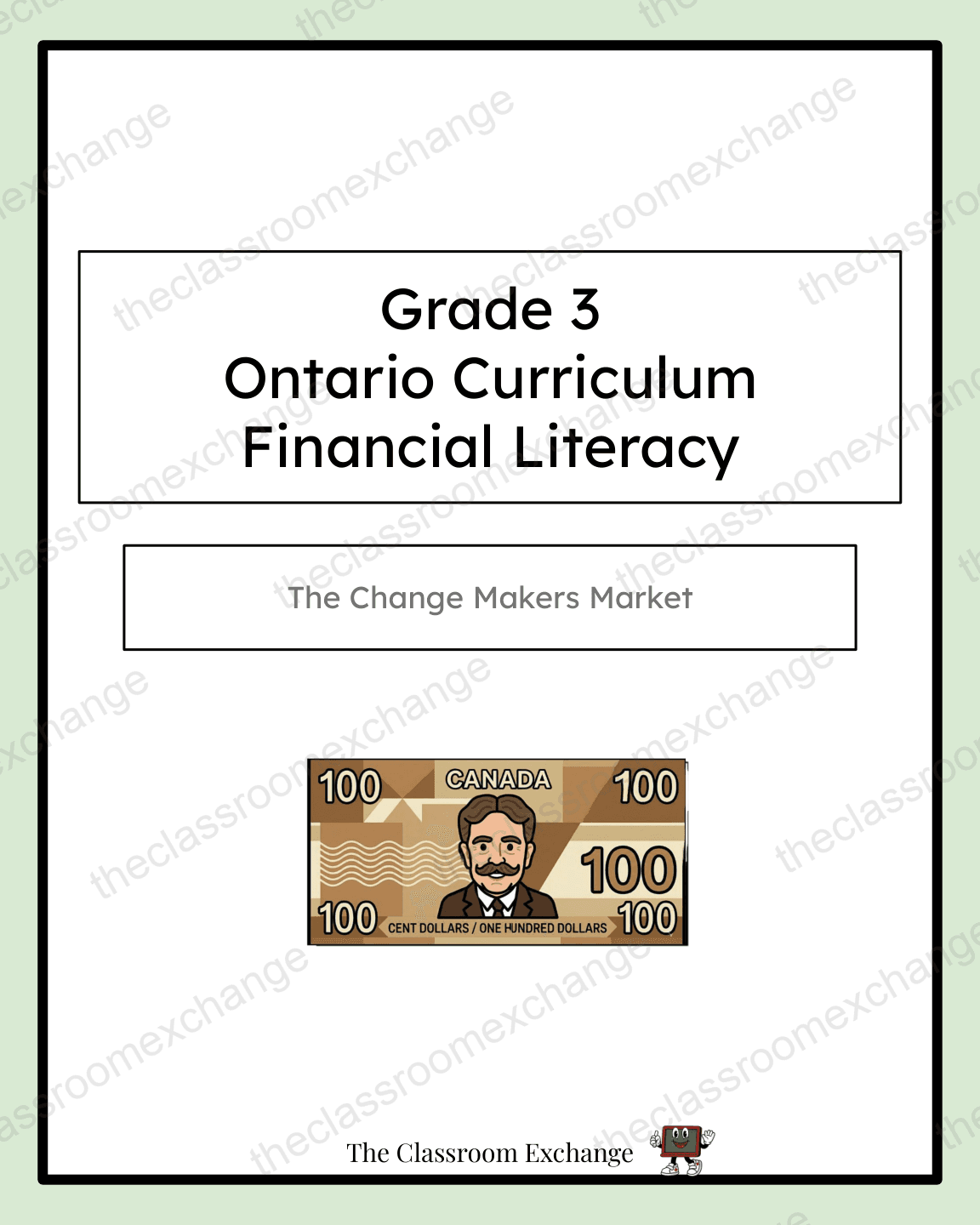 Grade 3 Financial Literacy: The Mega Market