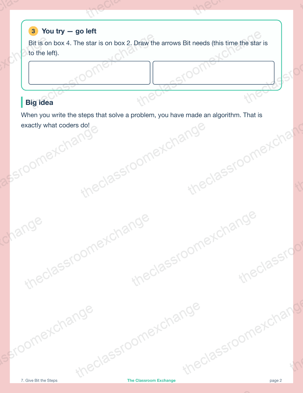Kindergarten Coding: Give Bit the Steps alternative view