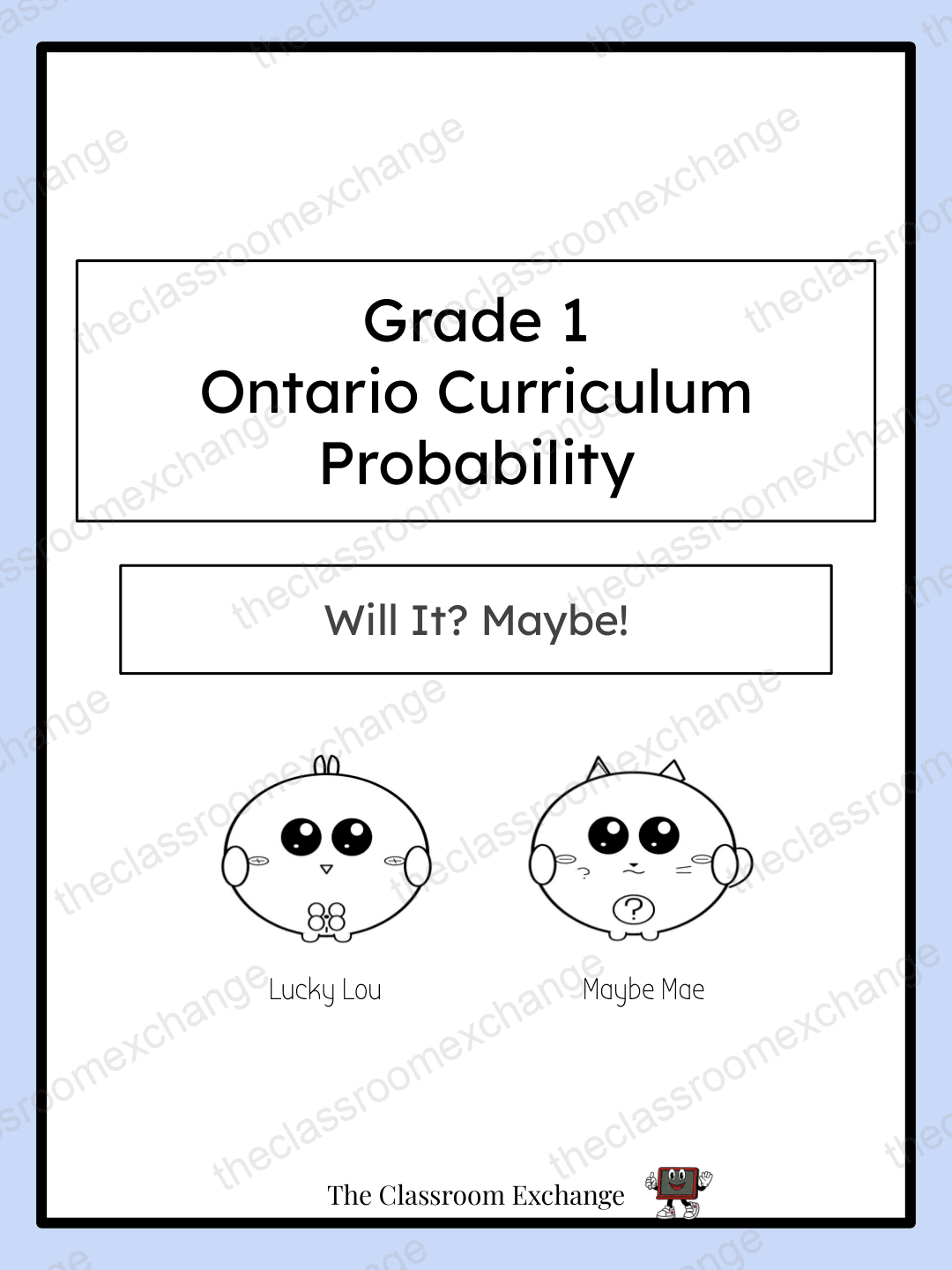 Grade 1 Probability: Will It? Maybe!
