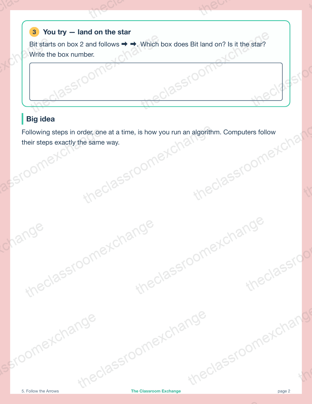 Kindergarten Coding: Follow the Arrows alternative view