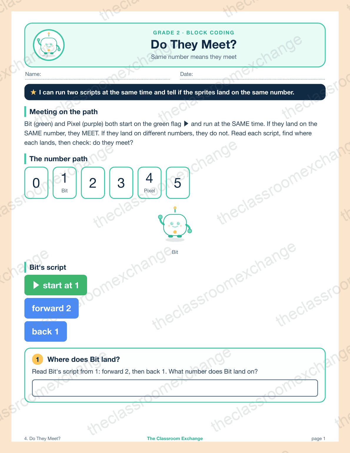 Grade 2 Coding: Do They Meet