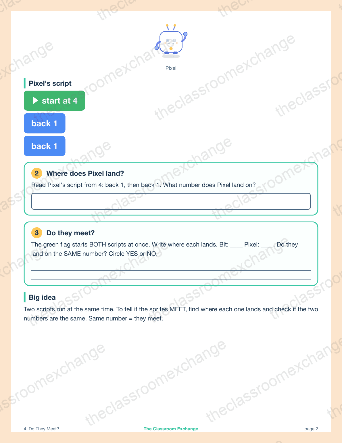Grade 2 Coding: Do They Meet alternative view