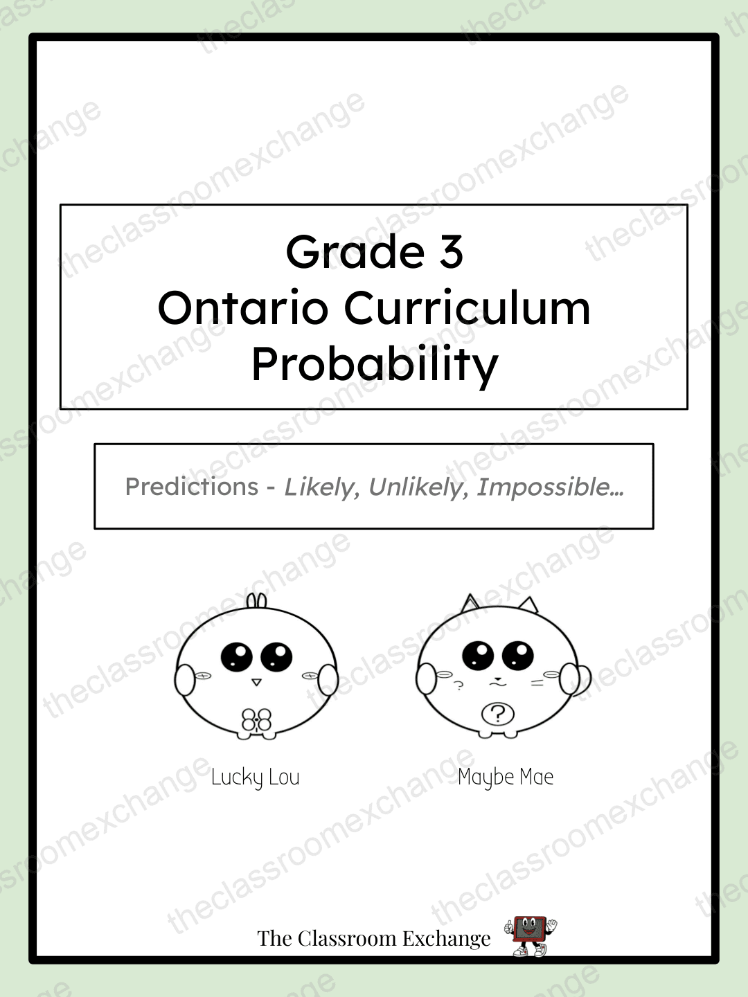 Grade 3 Probability: Likely, Unlikely, Impossible