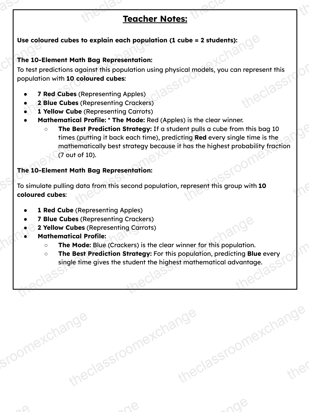 Grade 3 Probability: Likely, Unlikely, Impossible alternative view