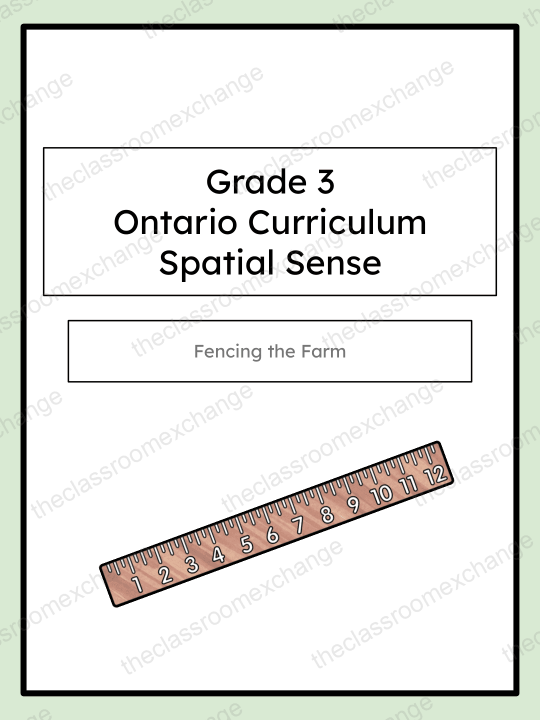 Grade 3 Spatial Sense: Fencing the Farm
